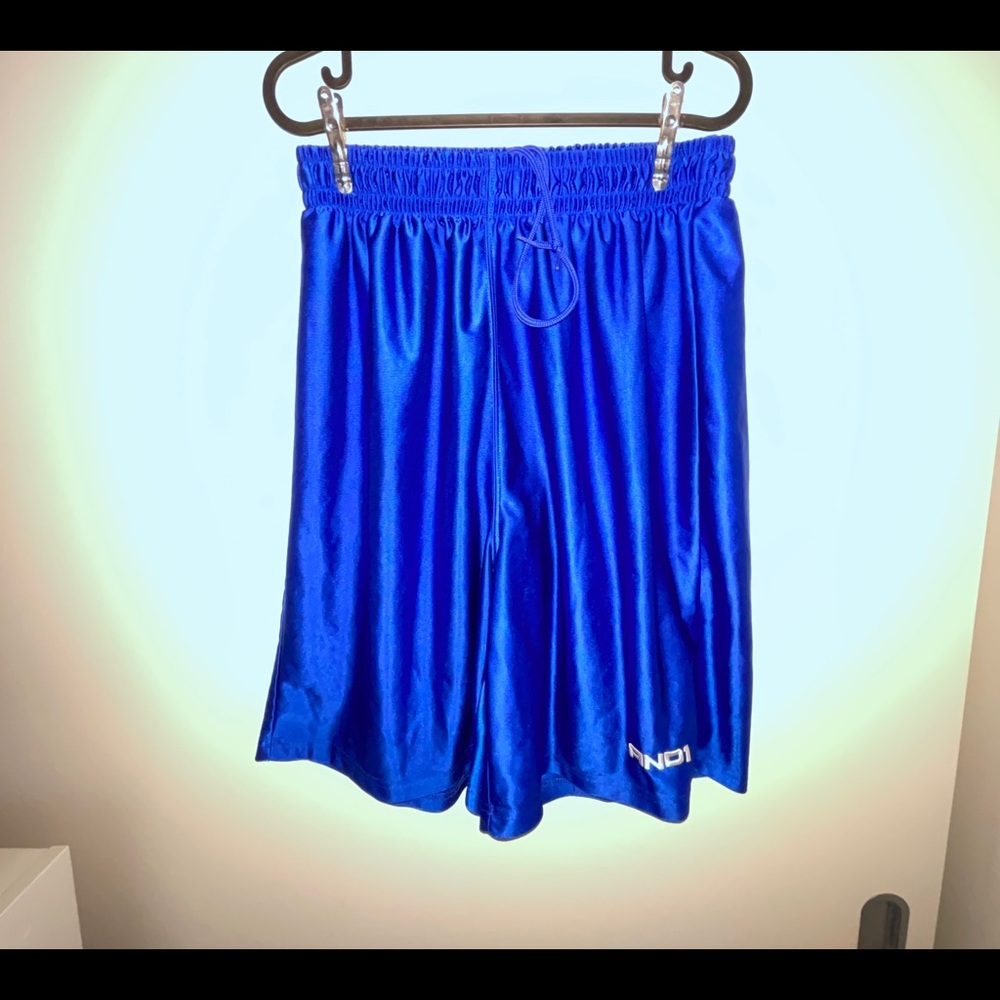 And1 Blue Basketball Athletic Shorts